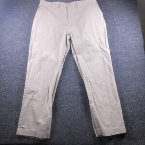 Polo Ralph Lauren Pants Mens 40x29 Beige Classic Chino Flat Front Straight Leg